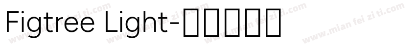 Figtree Light字体转换